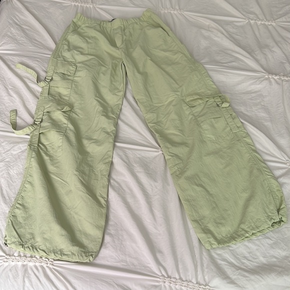 Lime green cargo pants - Picture 2 of 6